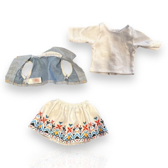 Phoebe Hair Grow Doll and Clothes Set 2 Tops 2 Skirts Sneakers Sandals Bracelet - Picture 6 of 16